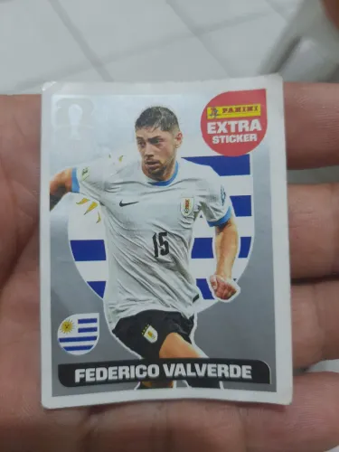 Figurinha Extra Sticker Prata Federico Valverde
