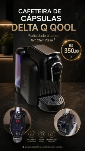 Cafeteira Delta Q Qool