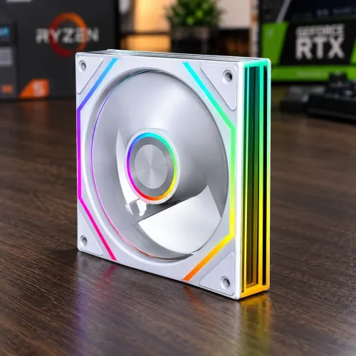 4x FAN PRISM 4RS ULTRA ARGB BRANCO 120MM
