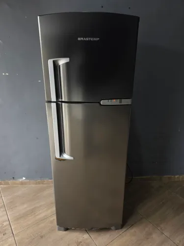 Geladeira Brastemp Duplex Frost Free inox Turbo Frio 