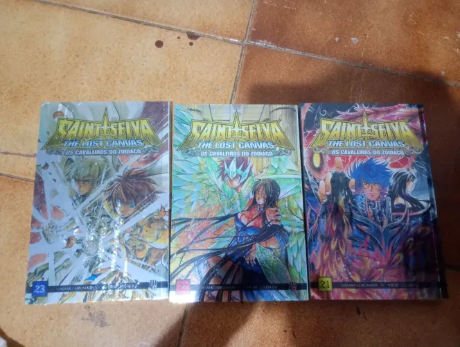 Saint Seiya Lost Canvas especial volumes 21,22,23 lacrados