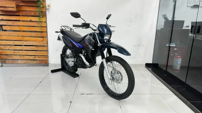 YAMAHA XTZ 125E 2008 AZUL COM 96.000 KM