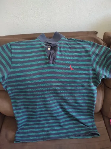Polo Reserva com listras tamanho G 