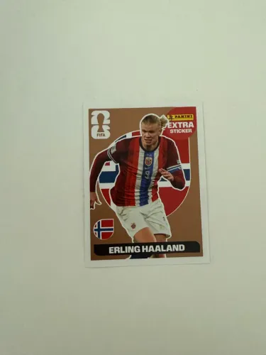 figurinha sticker extra Erling Haaland bronze 