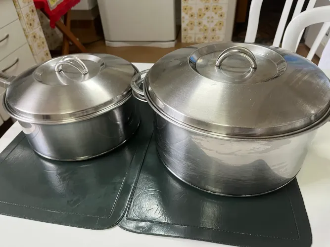 Panela Tramontina inox fundo triplo
