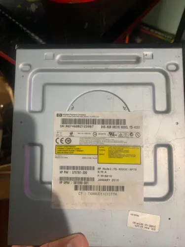 2 Leitores/Gravadores de DVD SATA - HP / Toshiba Samsung