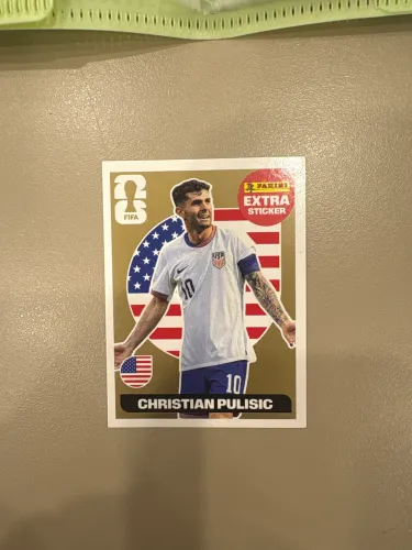 Figurinha Christian Pulisic Dourada