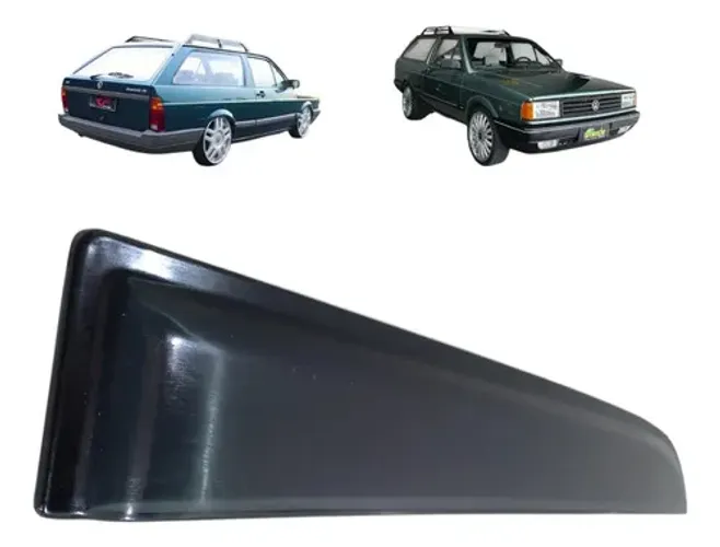 Calha Defletora Chuva Direito Volkswagen Parati Gl 1982 1995 Preto