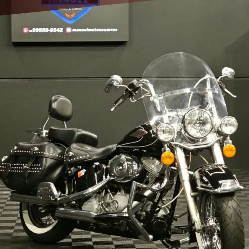HERITAGE SOFTAIL CLASSIC FLSTC 2009 Preta