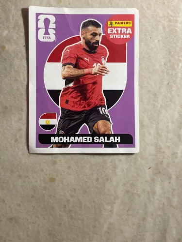 Figurinha bordo do Mohamed Salah