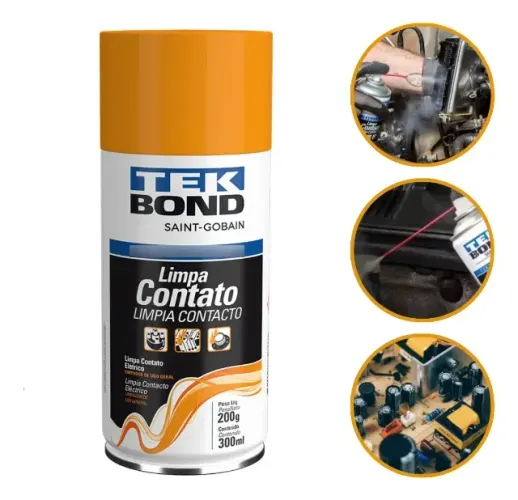 Limpa Contato Elétrico Spray 300ml Tekbond