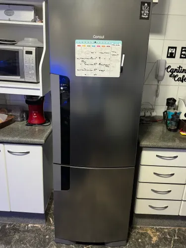 Geladeira Consul inverter de 397L Evox com freezer