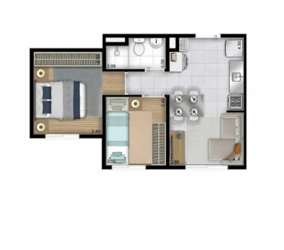 apartamento para aluguel mobiliado e semi mobiliado(valor pacote 3000)