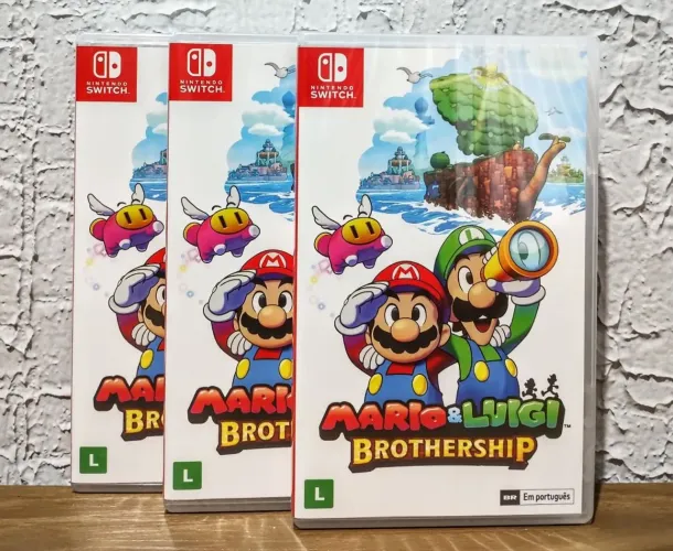 Mario e Luigi Brothership Switch Lacrado (Aceitamos seu jogo usado como pagamento)