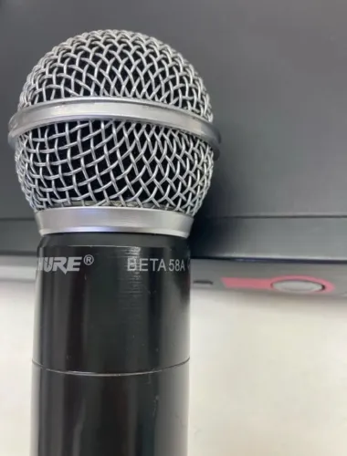 Microfone Sem Fio Shure Slx2 Beta 58a + Transmissor 