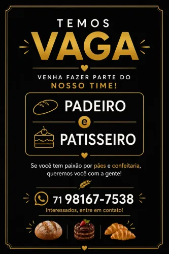 Padeiro Patisseiro