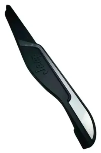 Estribo lateral Jeep Compass 2021-2023 cor prata e preto - original MOPAR (sem uso)