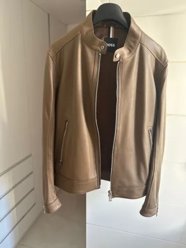 Casaco de Couro Hugo Boss