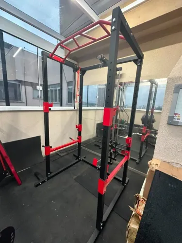 Gaiola Rack Exercit EG-80 com Monocross e Polia Alta/Baixa