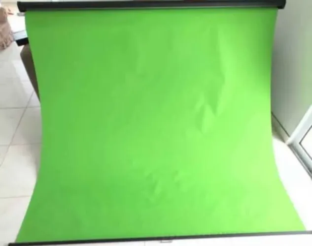 Tela Chroma Key Elgato e kit Softbox Greika.