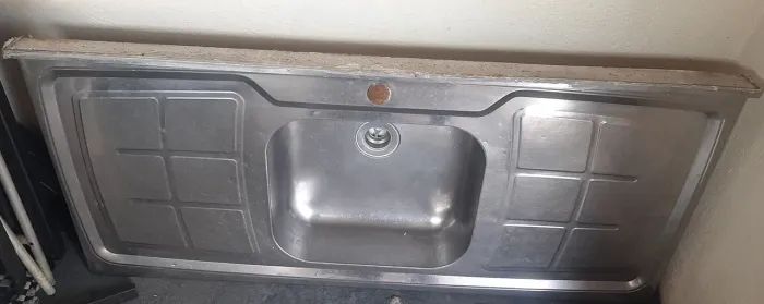 Pia de cozinha em inox