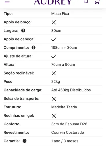 Maca de massagem 
