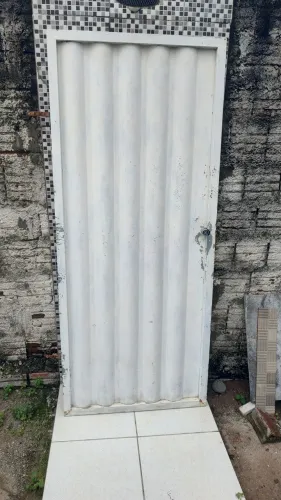 Portão social galvanizado 