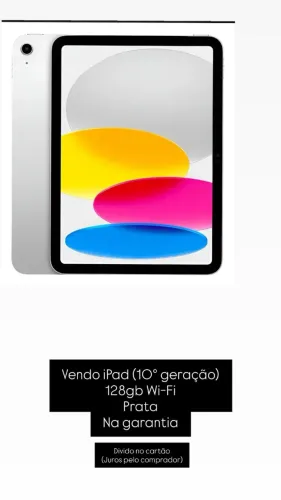 iPad 10º Geração - 128gb