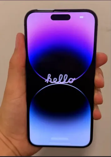 Celular 14pro max roxo profundo 256gb