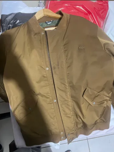 Jaqueta Lacoste bomber Marrom