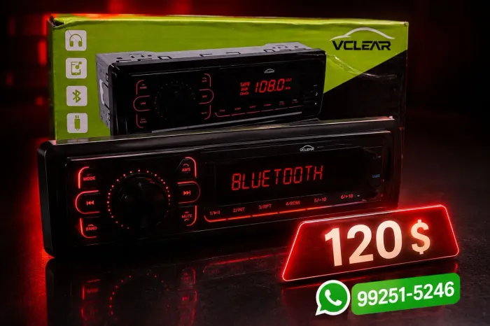 Aparelho de som automotivo bluetooth , a pronta entrega