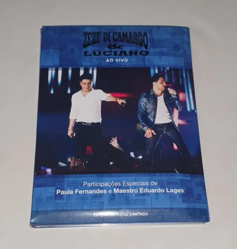 Dvd - Zezé di Camargo & Luciano Ao Vivo ( Edição Especial Limitada )
