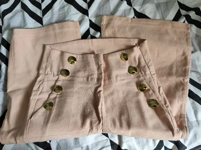Calça cós alto Rosa G Nova 