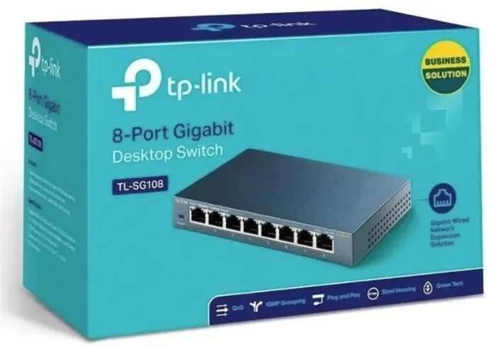Switch 8 Portas TP-link - LACRADO