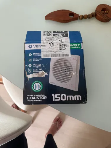 Exaustor 150mm ?é novo, comprei errado!!