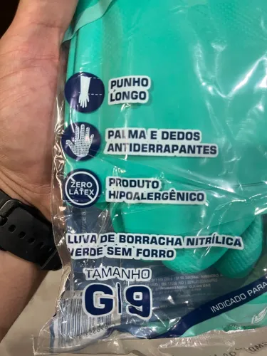Luva PVC Nitrilica