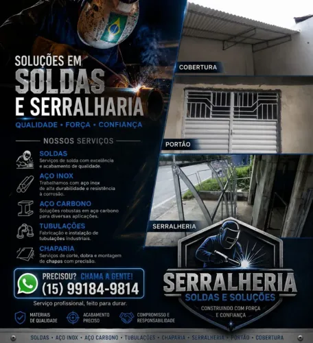 Serviço de soldas 