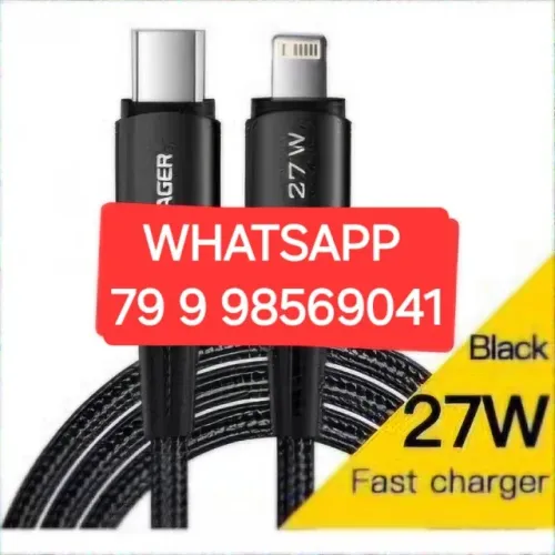 Cabo De Iphone Carregador Original - Tipo type C xiaomi samsung motorola + USB C turbo