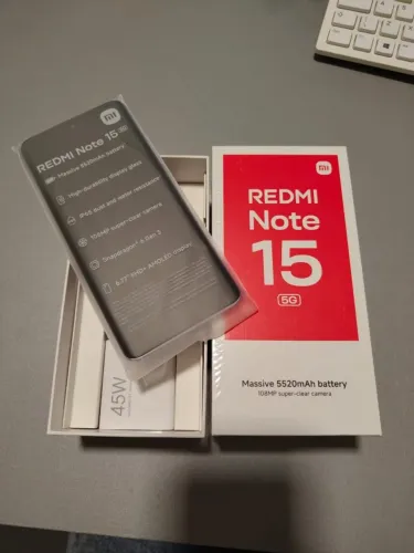 Redmi Note 15 5G 8/256GB (Novo Aceito Cartão sem Juros)
