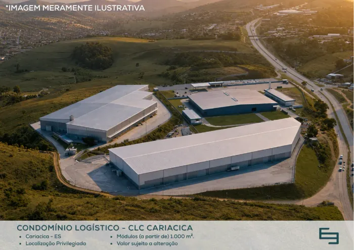 Galpão para alugar em Cariacica/ES com 1.000 m² no Centro Logístico Cariacica