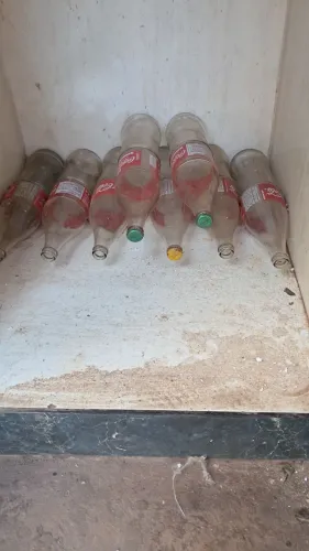 Garrafas de refrigerante 1l de vidro