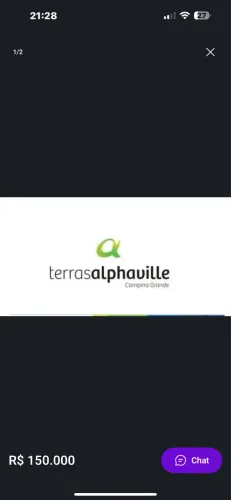 Terras Alphaville Campina Grande - Lote exclusivo com fundos para área verde 