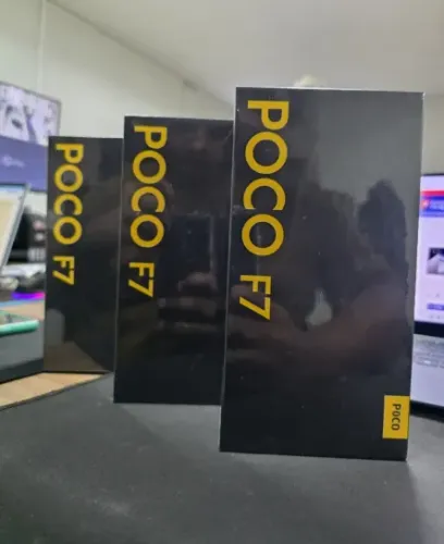 Poco F7 da Xiaomi 5G 512GB Lacrado, com IP68, 90W, 6500mAh, Parcelamentos, Entrega Rápida