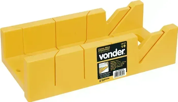 Caixa de meia-esquadria plástica, Vonder