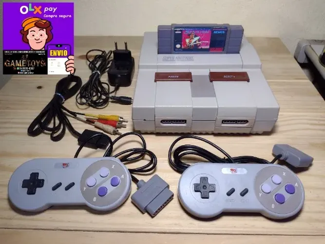 Super Nintendo Fat completo + jogo