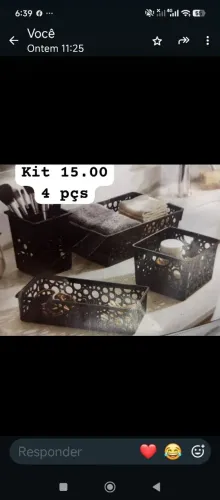 Kit c 4 peças