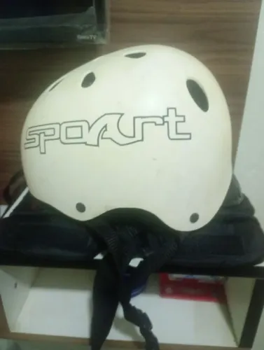 Vendo uma joelheira e carpete de bike