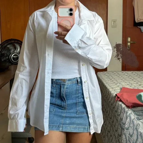 Camisa manga longa slim