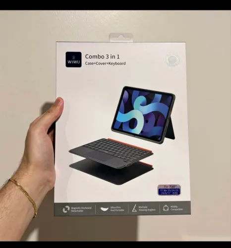 Capa teclado ipad 10 e 11/ Air M1, M2 e M3