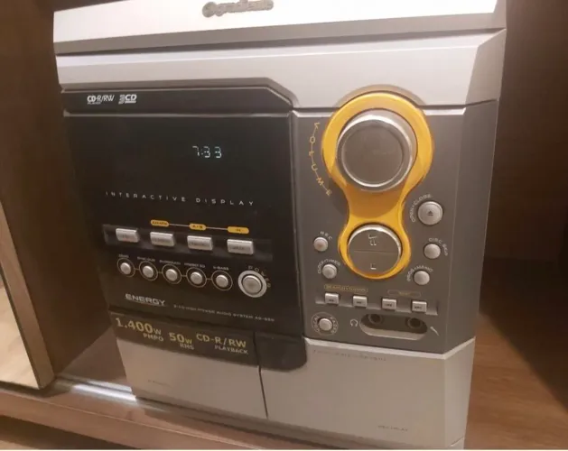 Som CD/RW 3 CD